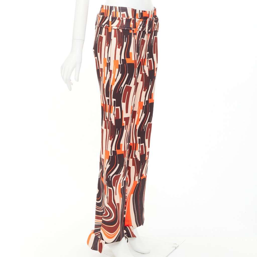 Prada Orange Trouser Orange Never worn, with tag - Inside View