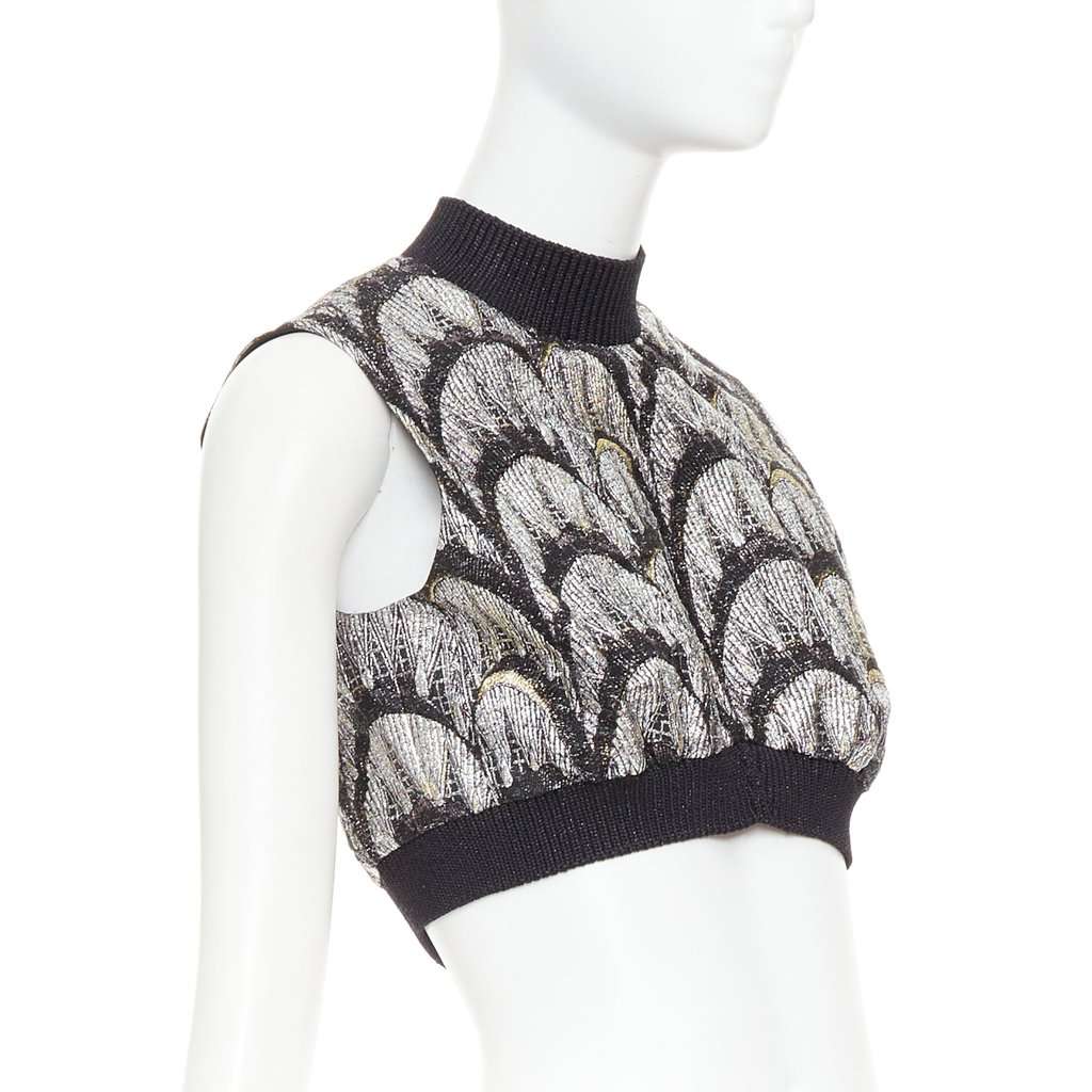 Louis Vuitton Black Polyester Top Black Polyester Never worn, with tag - Inside View