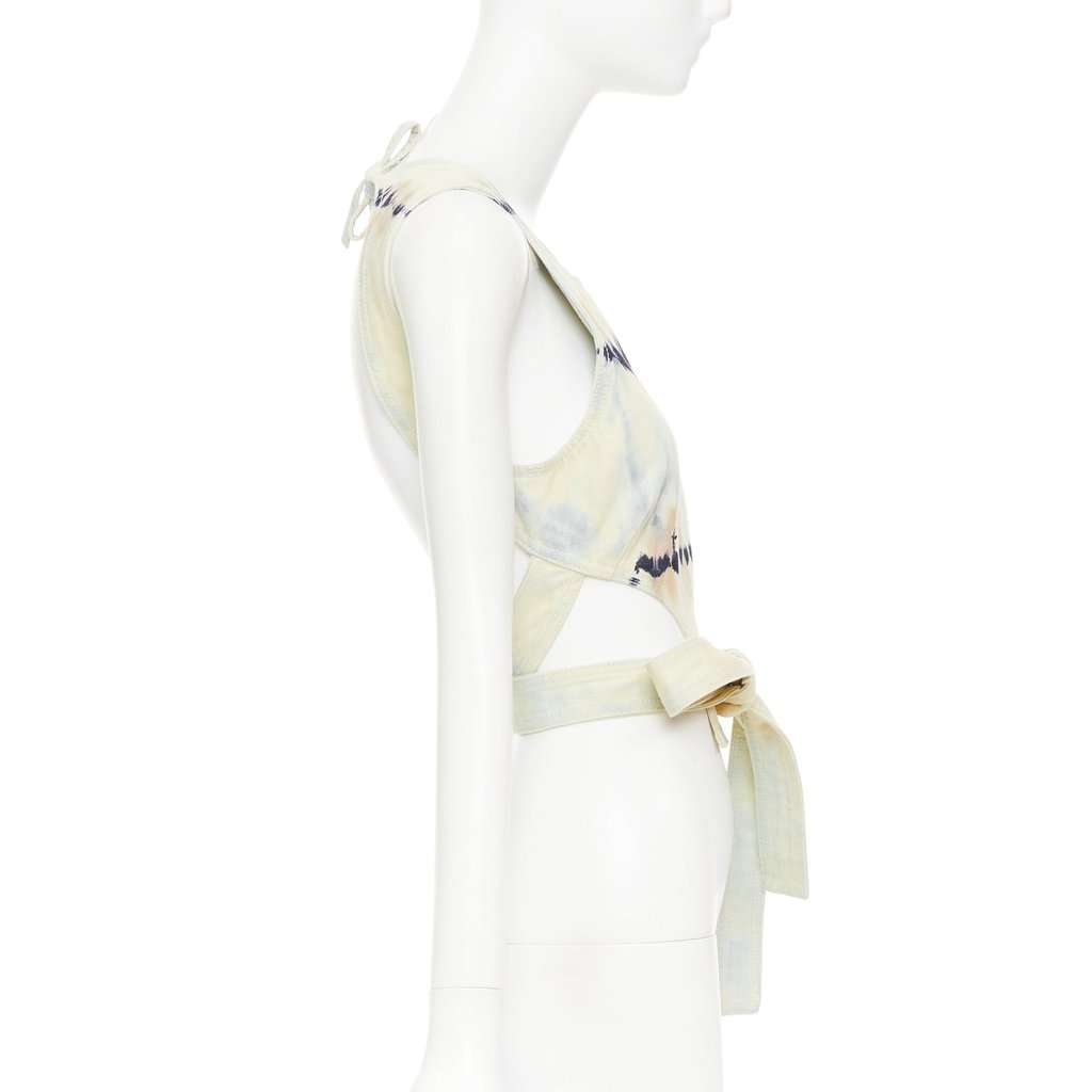 Dior MultiColor Cotton Top MultiColor Cotton Never worn, with tag - Model View