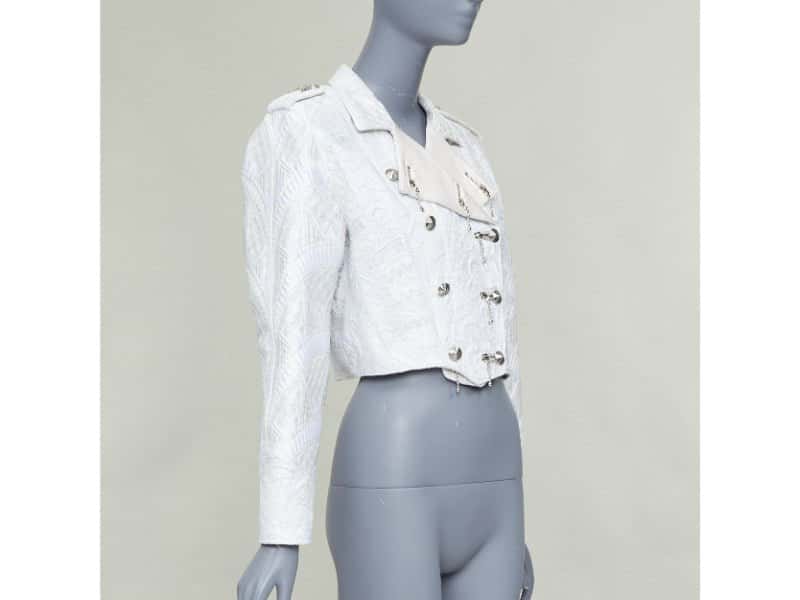 Louis Vuitton Ecru Polyester Jacket Ecru Polyester Very good condition - Model View