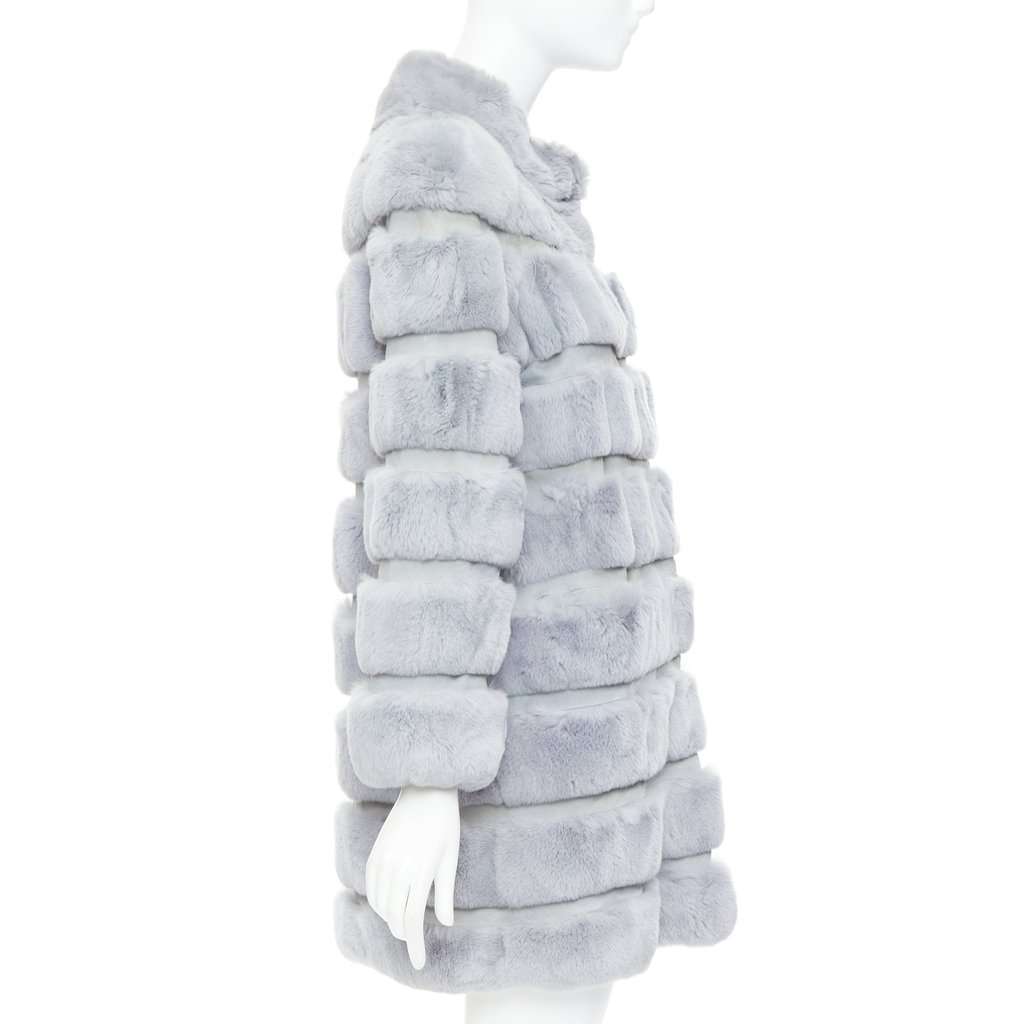 Unsigned Blue Fur Coat Blue Fur Fair condition - Box View