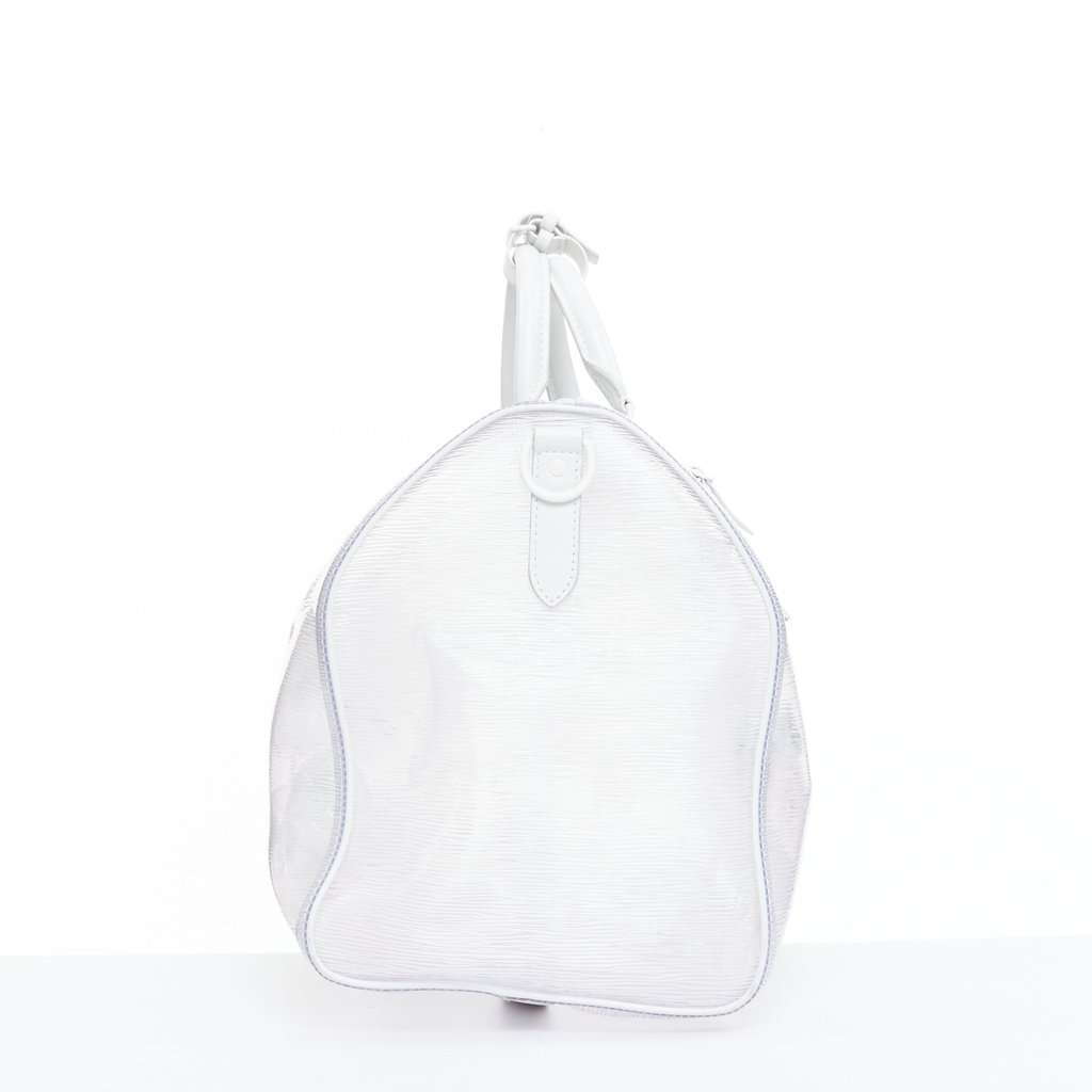 Louis Vuitton Keepall Bandouliere 50 White Plastic Fair condition - Model View