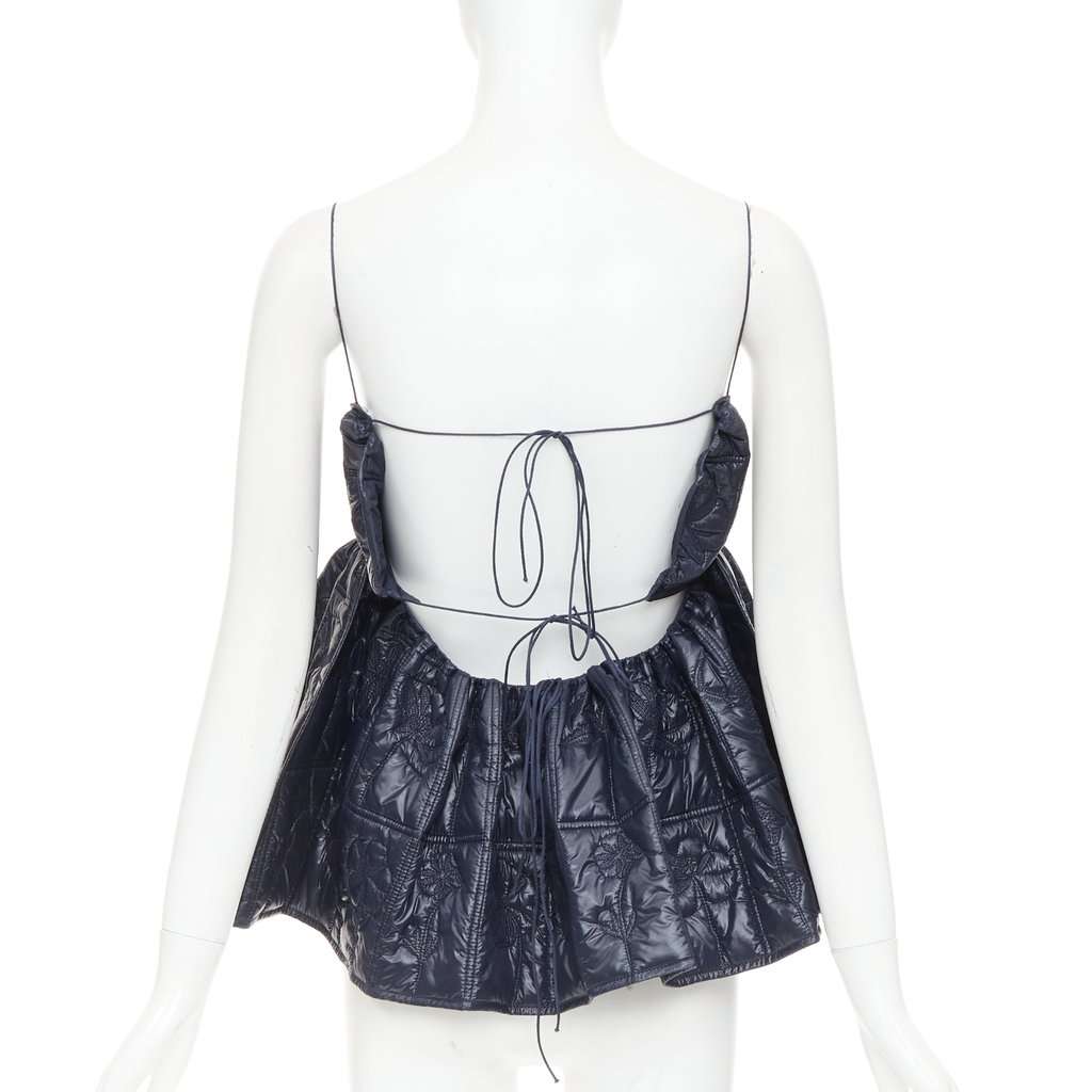 CecIlie Bahnsen Celina Navy Polyester Very good condition - Box View