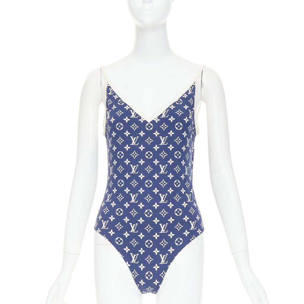 Louis Vuitton Blue Polyamide Swimwear Blue Polyamide Fair condition - Front View