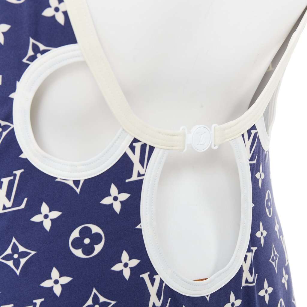 Louis Vuitton Blue Polyamide Swimwear Blue Polyamide Fair condition - Back View