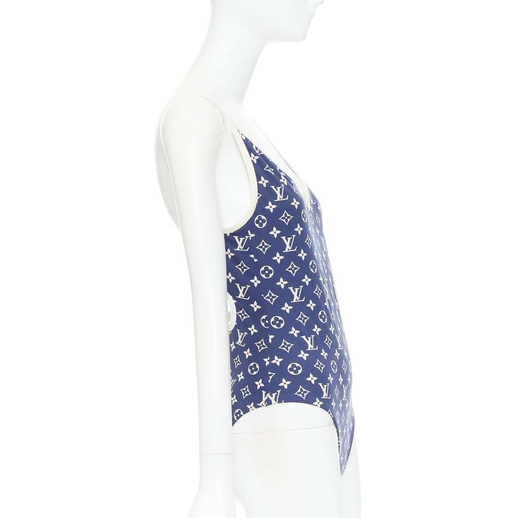 Louis Vuitton Blue Polyamide Swimwear Blue Polyamide Fair condition - Model View