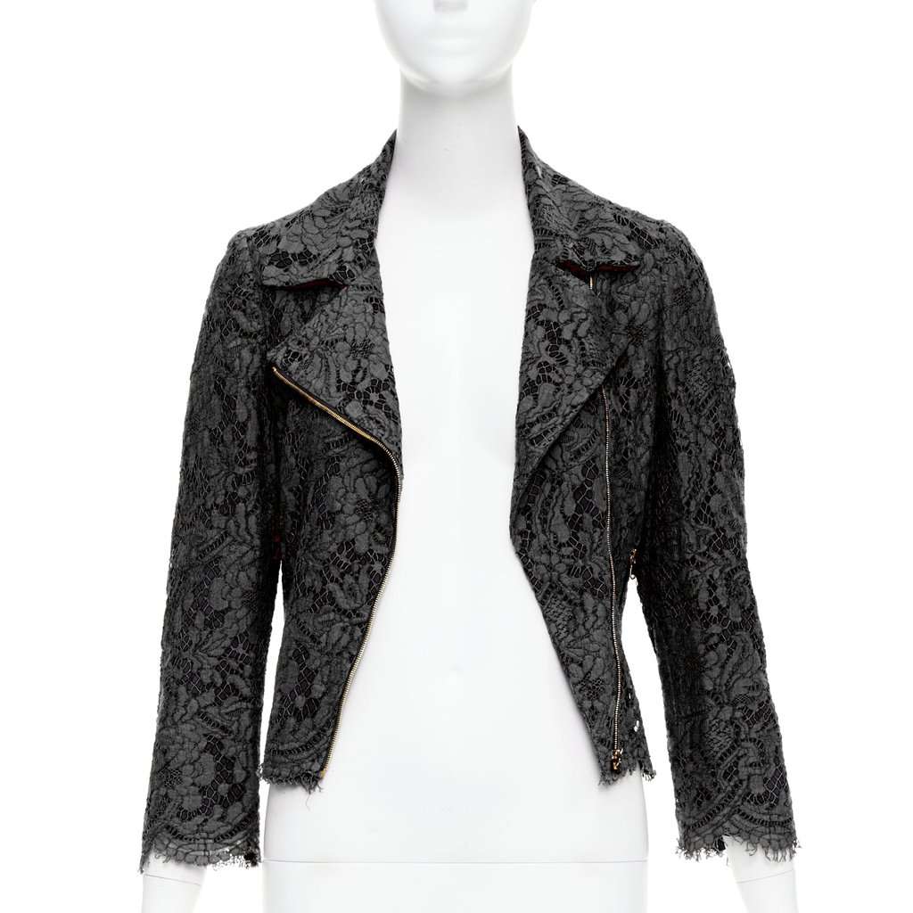 MSGM Black Biker Jacket Black Very good condition - Inside View