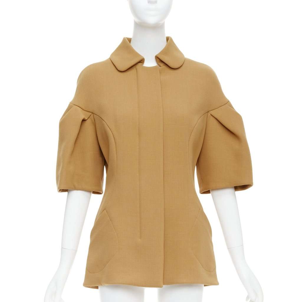 Marni Camel Puff Coat Camel Wool Very good condition - Front View