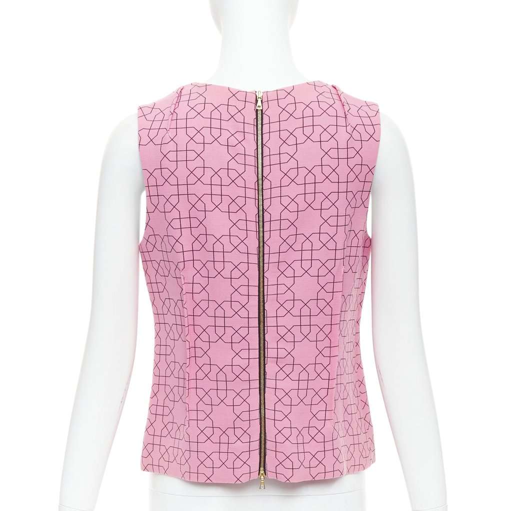 Marni Jewel Collar Vest Pink Wool Very good condition - Box View
