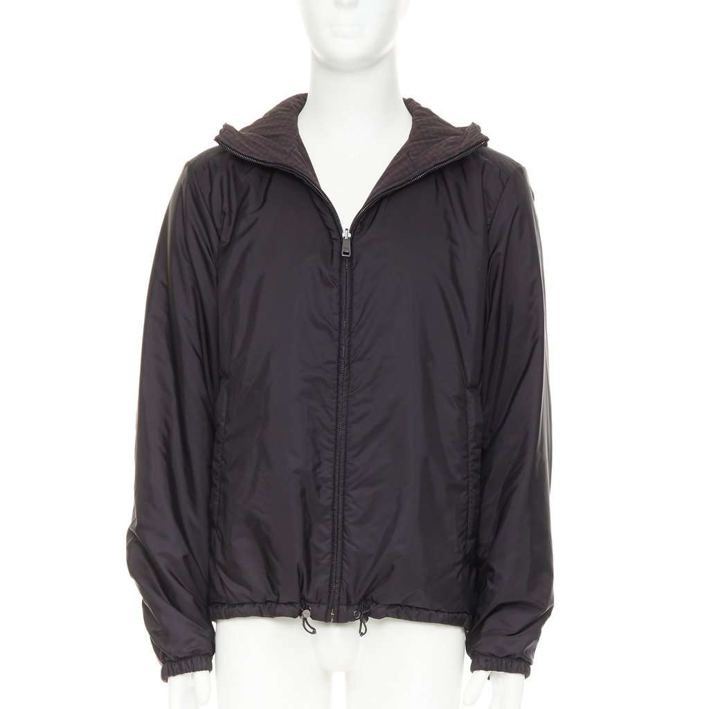 Prada Black Coat Black Very good condition - Front View
