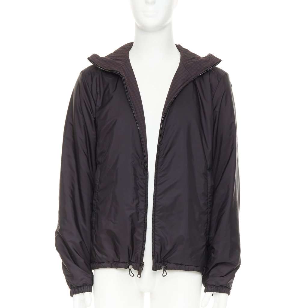 Prada Black Coat Black Very good condition - Inside View