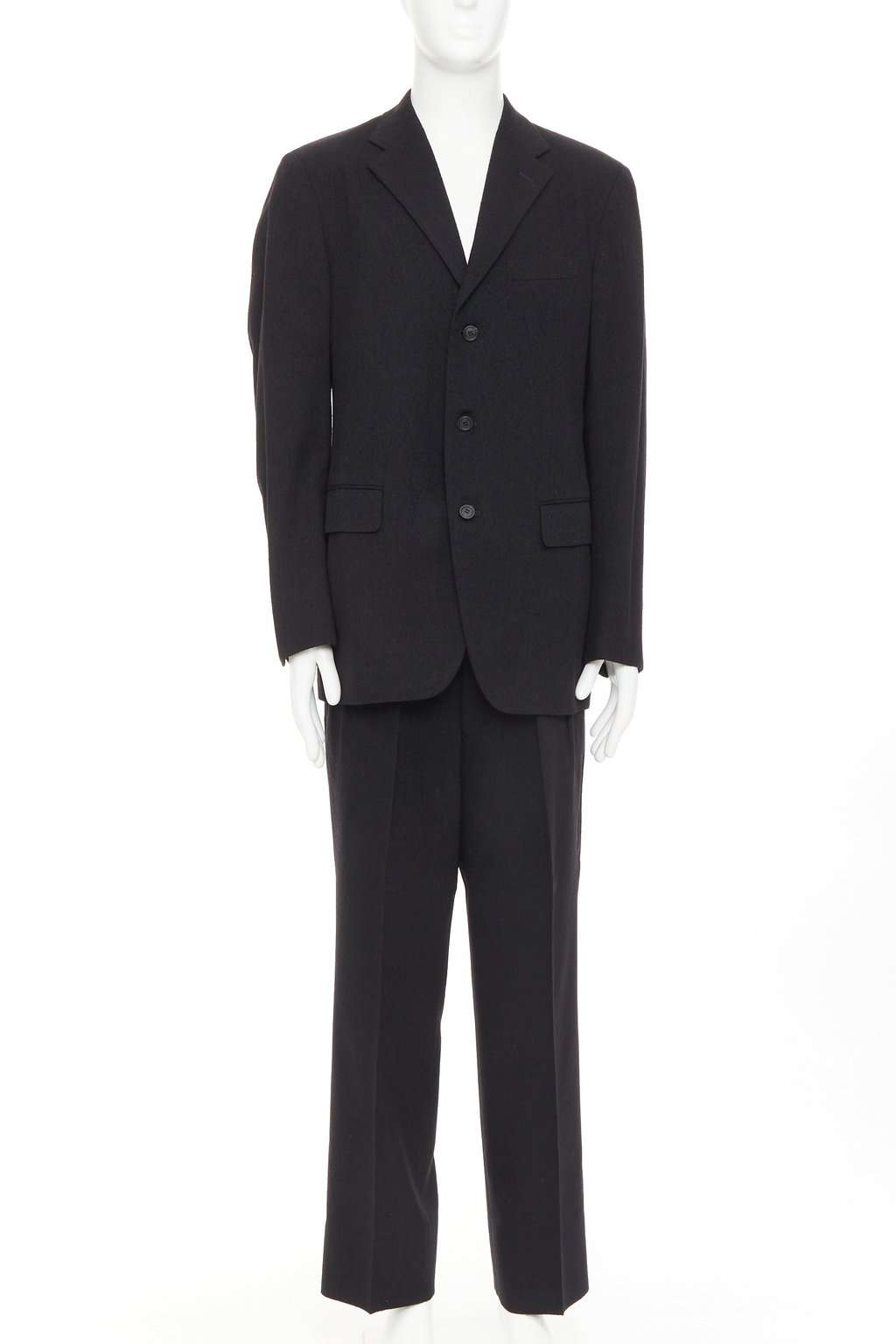 Issey Miyake Black Wool Jacket Black Wool Very good condition - Front View