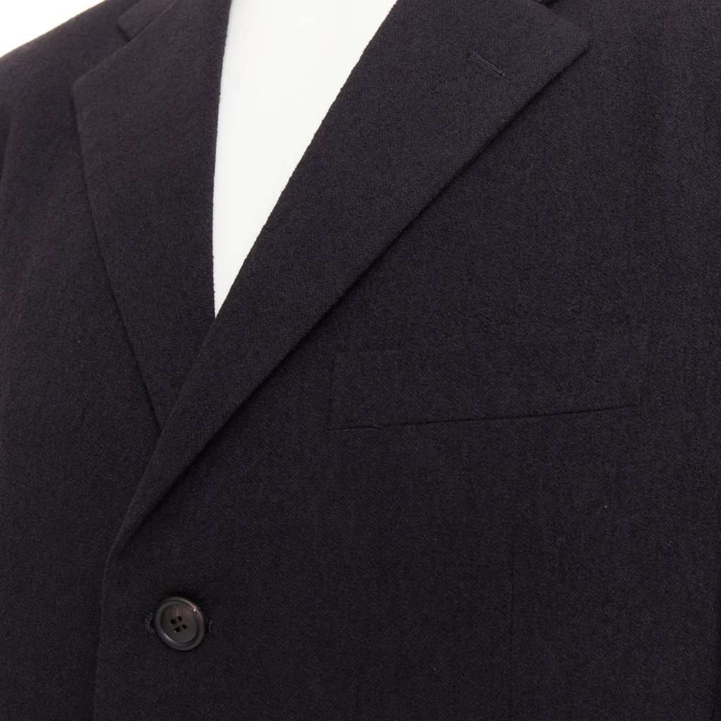 Issey Miyake Black Wool Jacket Black Wool Very good condition - Back View