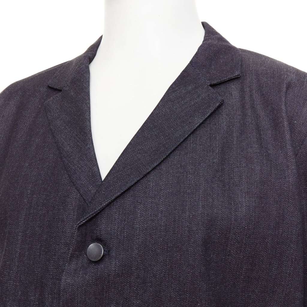 CHRISTOPHE NEMETH Blue Cotton Jacket Blue Cotton Very good condition - Back View