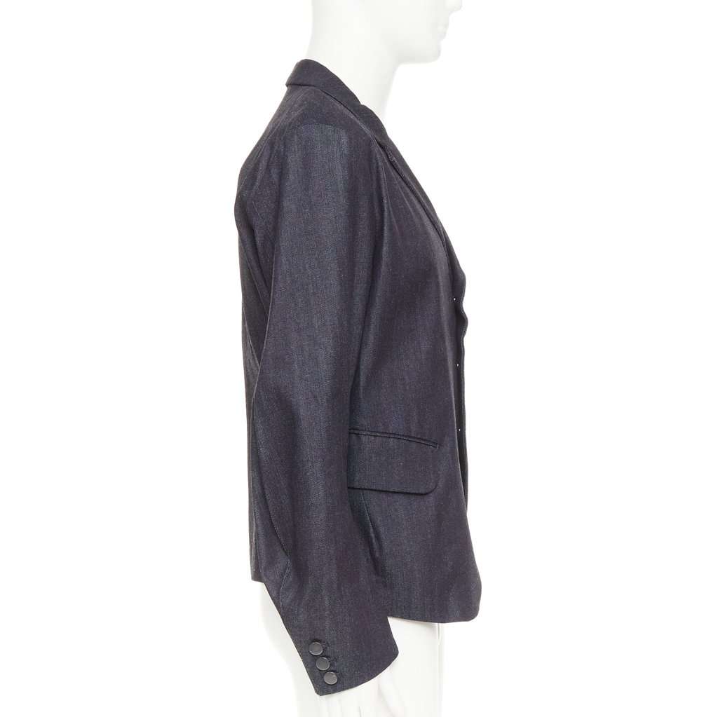 CHRISTOPHE NEMETH Blue Cotton Jacket Blue Cotton Very good condition - Model View