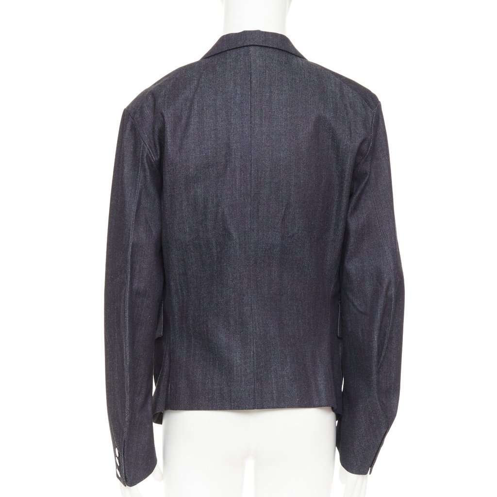 CHRISTOPHE NEMETH Blue Cotton Jacket Blue Cotton Very good condition - Box View