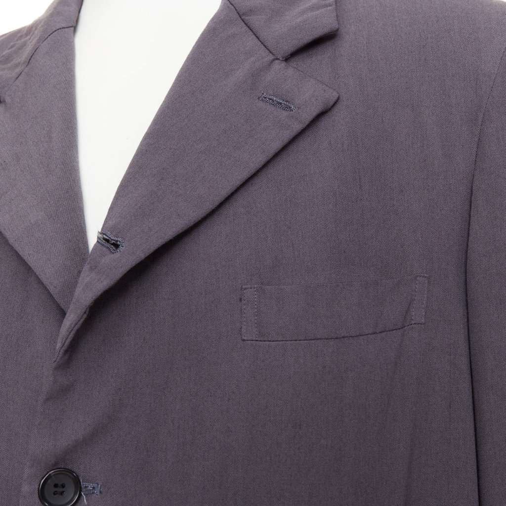 Comme Des Garcons Grey Wool Jacket Grey Wool Very good condition - Back View