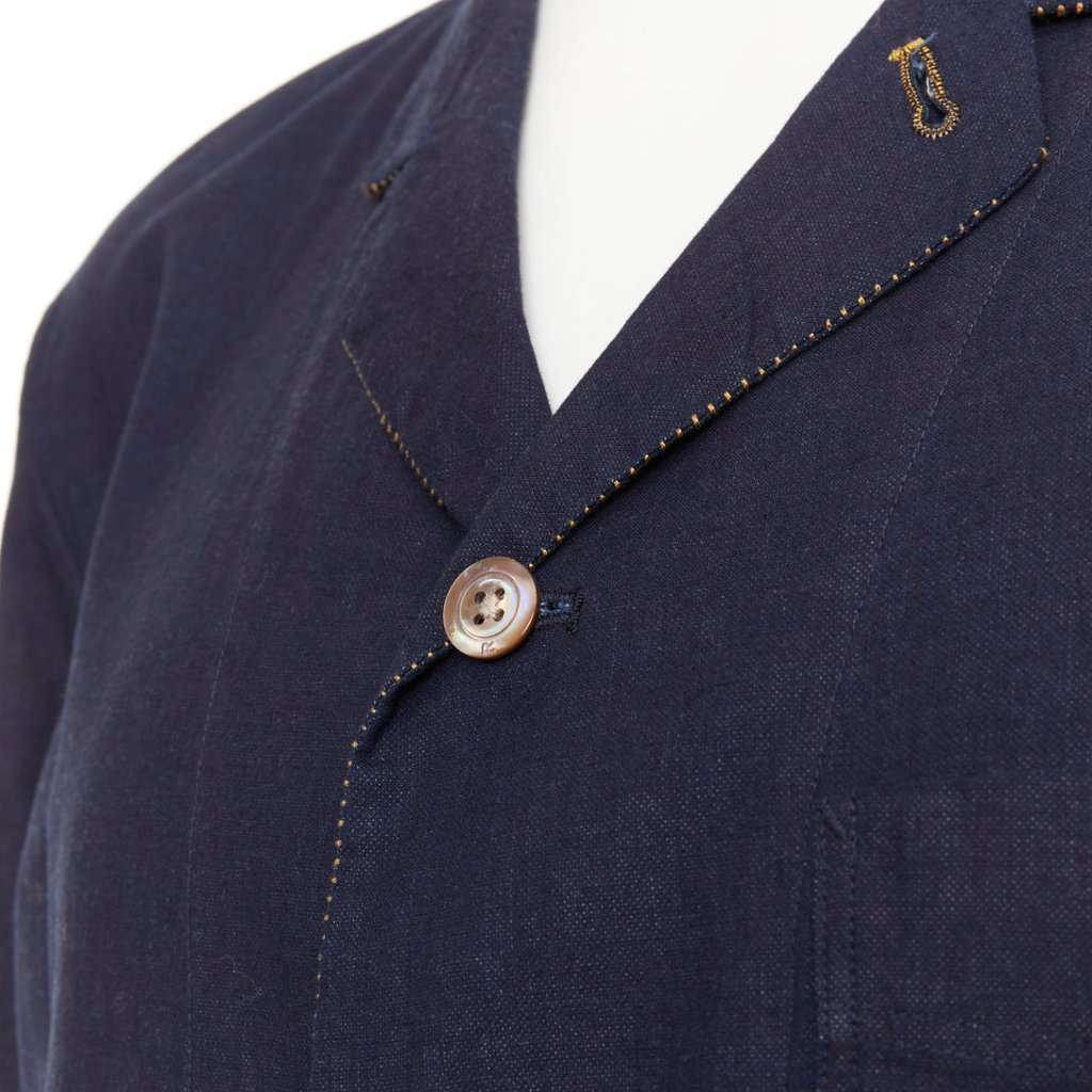 45RPM Blue Cotton Jacket Blue Cotton Very good condition - Back View