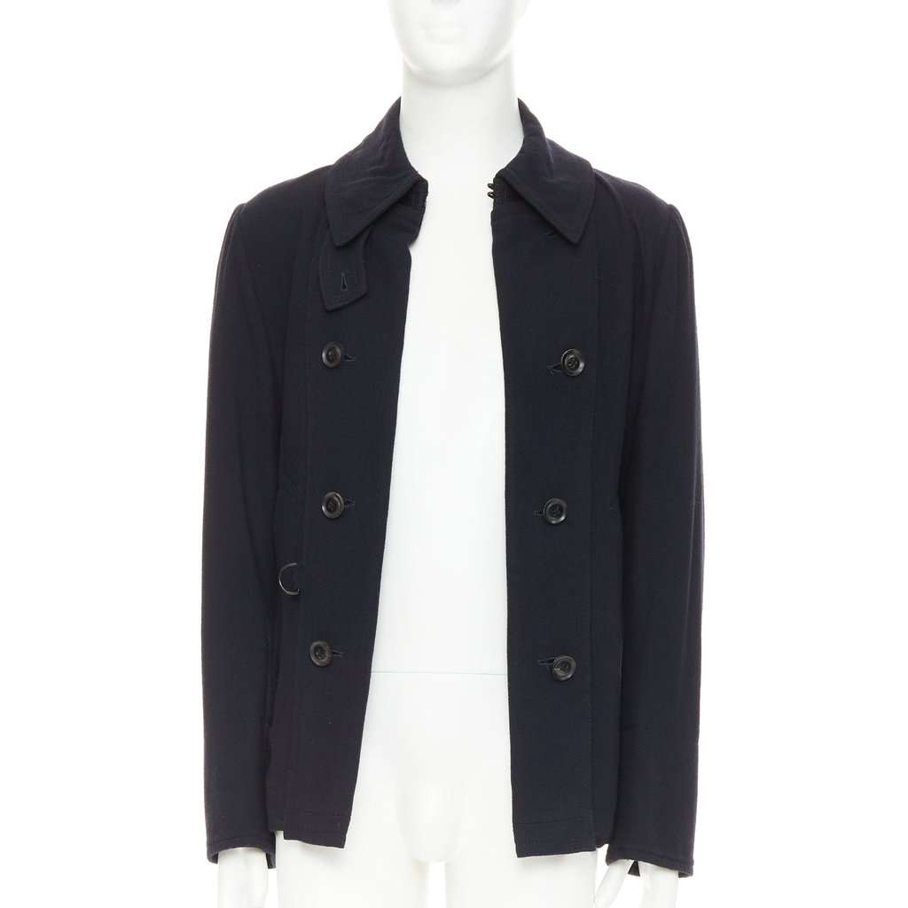 Yohji Yamamoto Black Wool Jacket Black Wool Good condition - Inside View