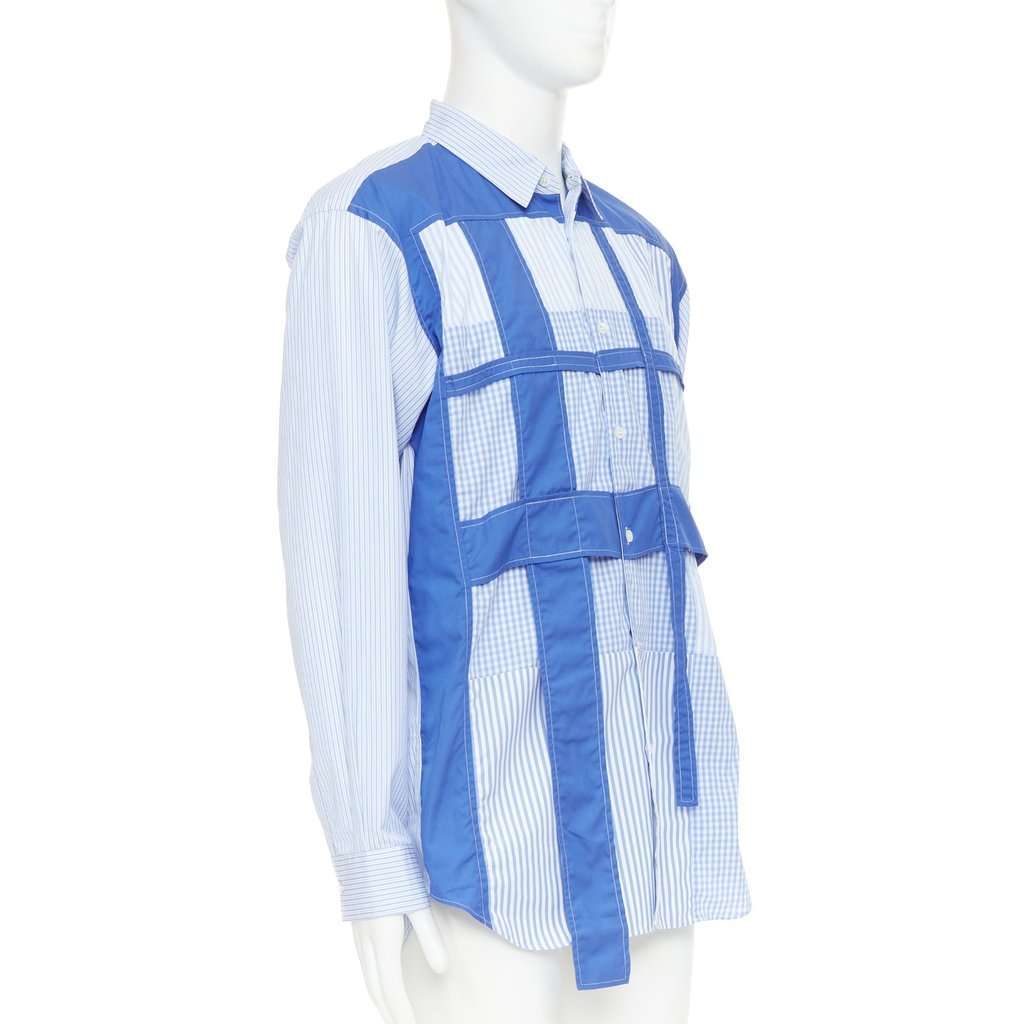 Comme Des Garcons Blue Cotton Top Blue Cotton Very good condition - Inside View