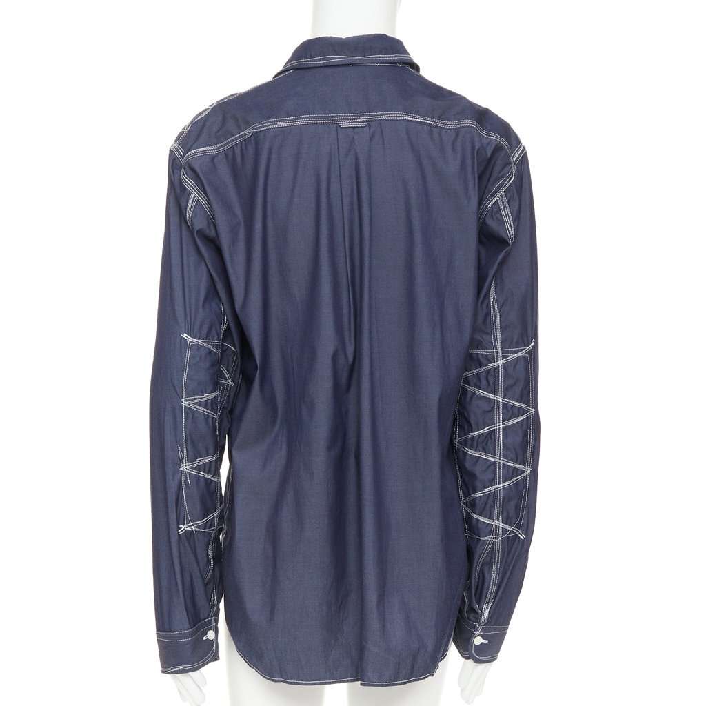 Junya Watanabe Navy Cotton Top Navy Cotton Never worn, with tag - Box View