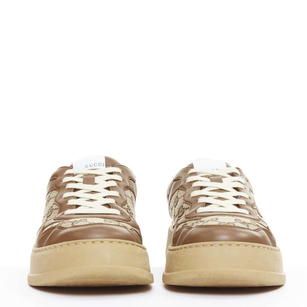 Gucci Brown Leather Trainers Brown Leather Good condition - Inside View