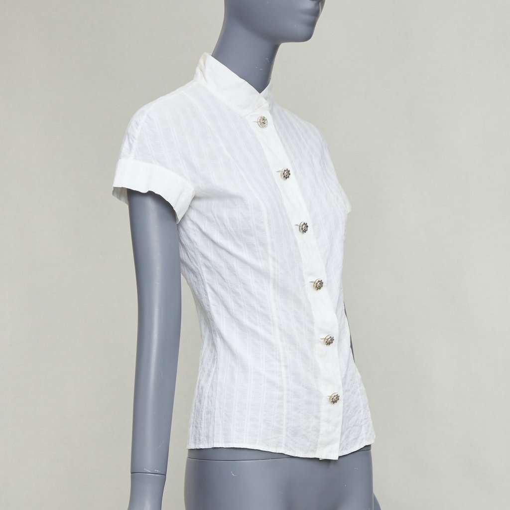 Chanel Ecru Cotton Top Ecru Cotton Fair condition - Inside View