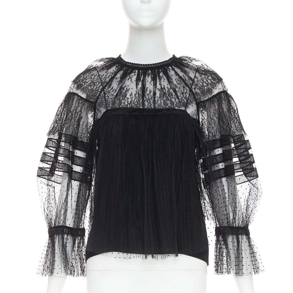 Dior Black Polyamide Top Black Polyamide Very good condition - Front View