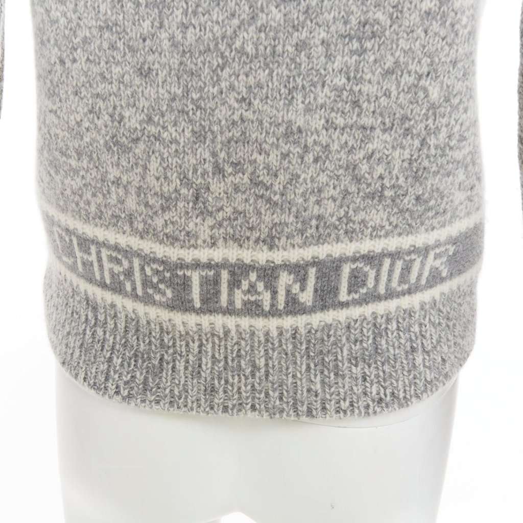 Dior Grey Wool Knitwear Grey Wool Very good condition - Back View