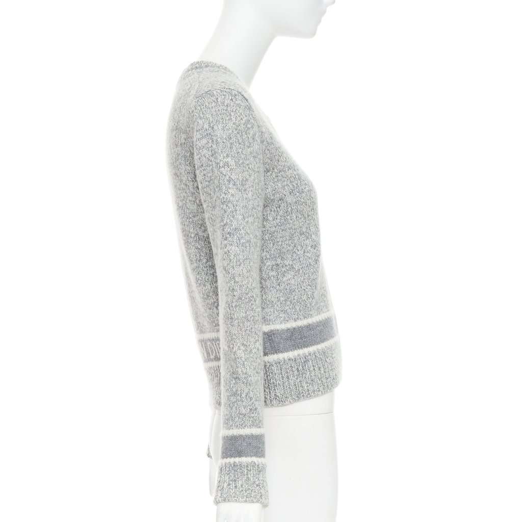 Dior Grey Wool Knitwear Grey Wool Very good condition - Model View