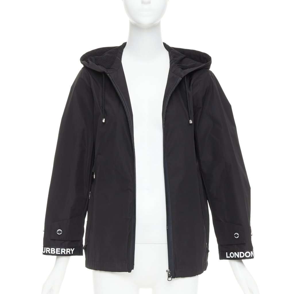 Burberry Black Polyester Coat Black Polyester Good condition - Inside View