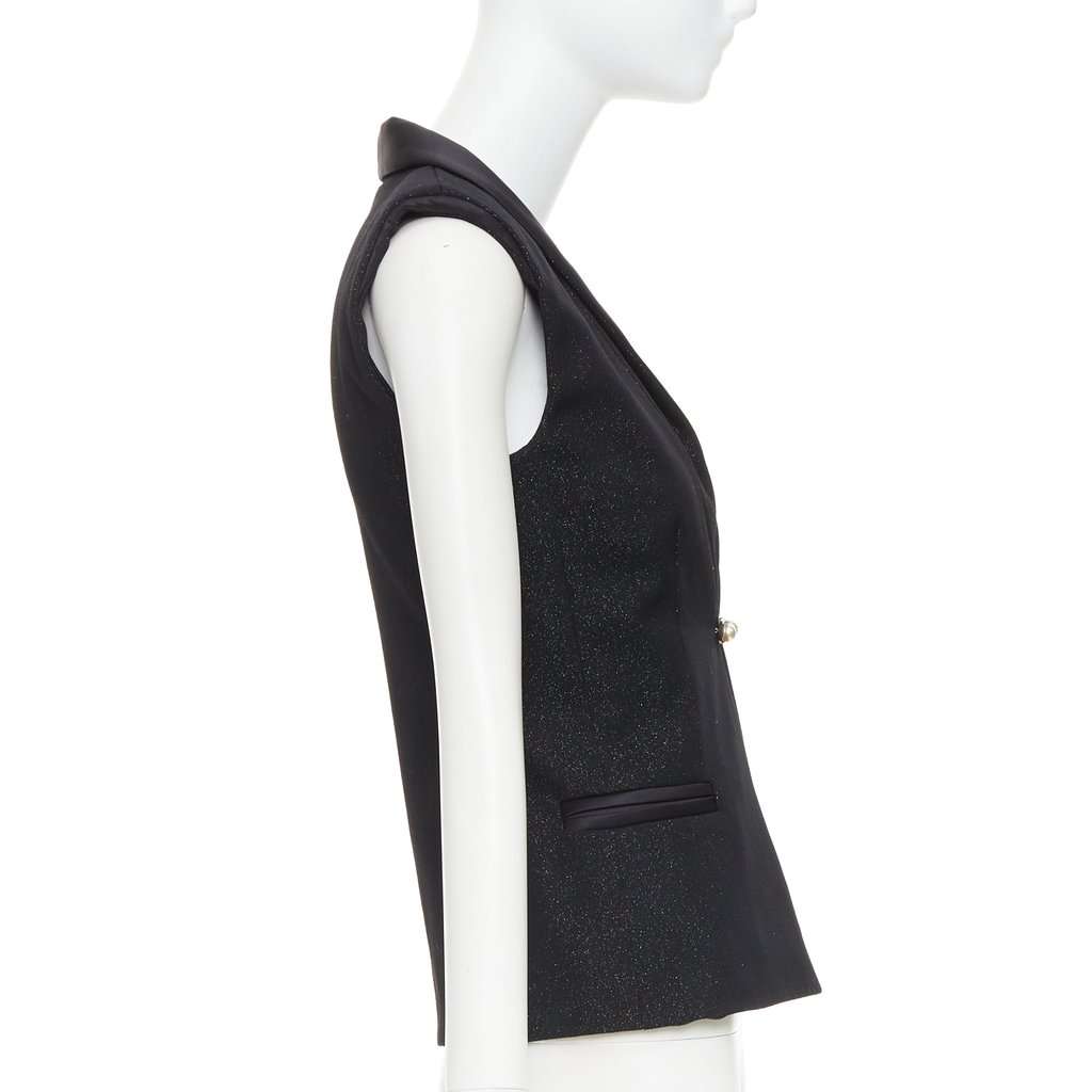 Chanel Black Wool Top Black Wool Very good condition - Model View