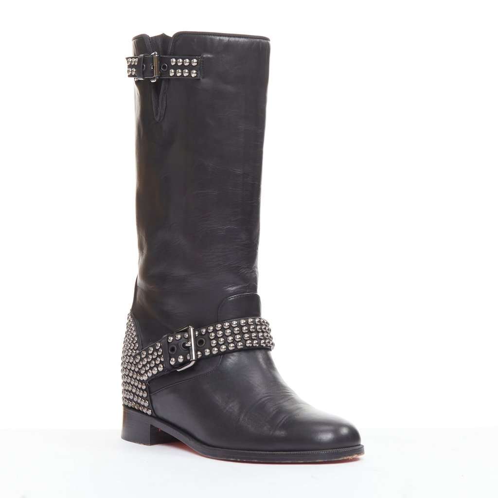 Christian Louboutin Bicloubutu Black Leather Good condition - Back View