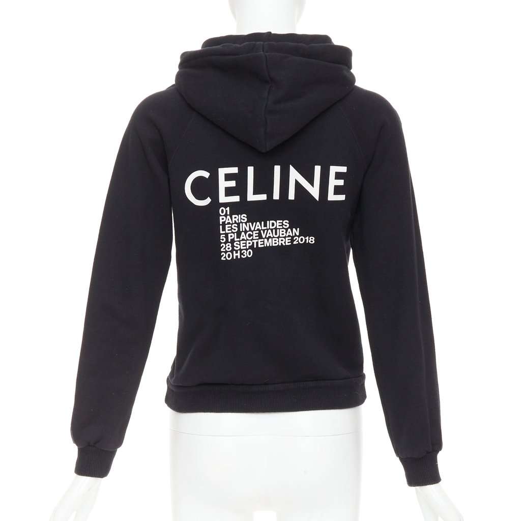 Celine Black Cotton Knitwear Black Cotton Good condition - Front View
