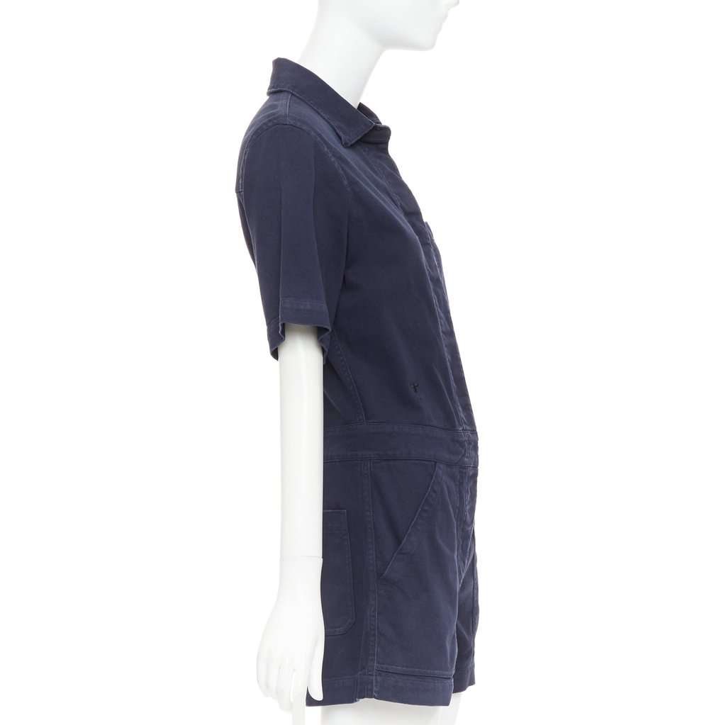 Dior Navy Cotton Jumpsuit Navy Cotton Very good condition - Model View