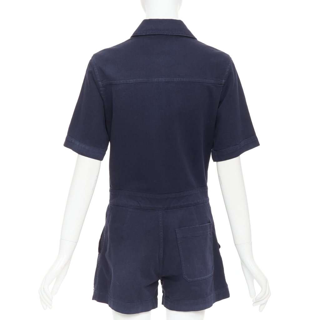 Dior Navy Cotton Jumpsuit Navy Cotton Very good condition - Box View