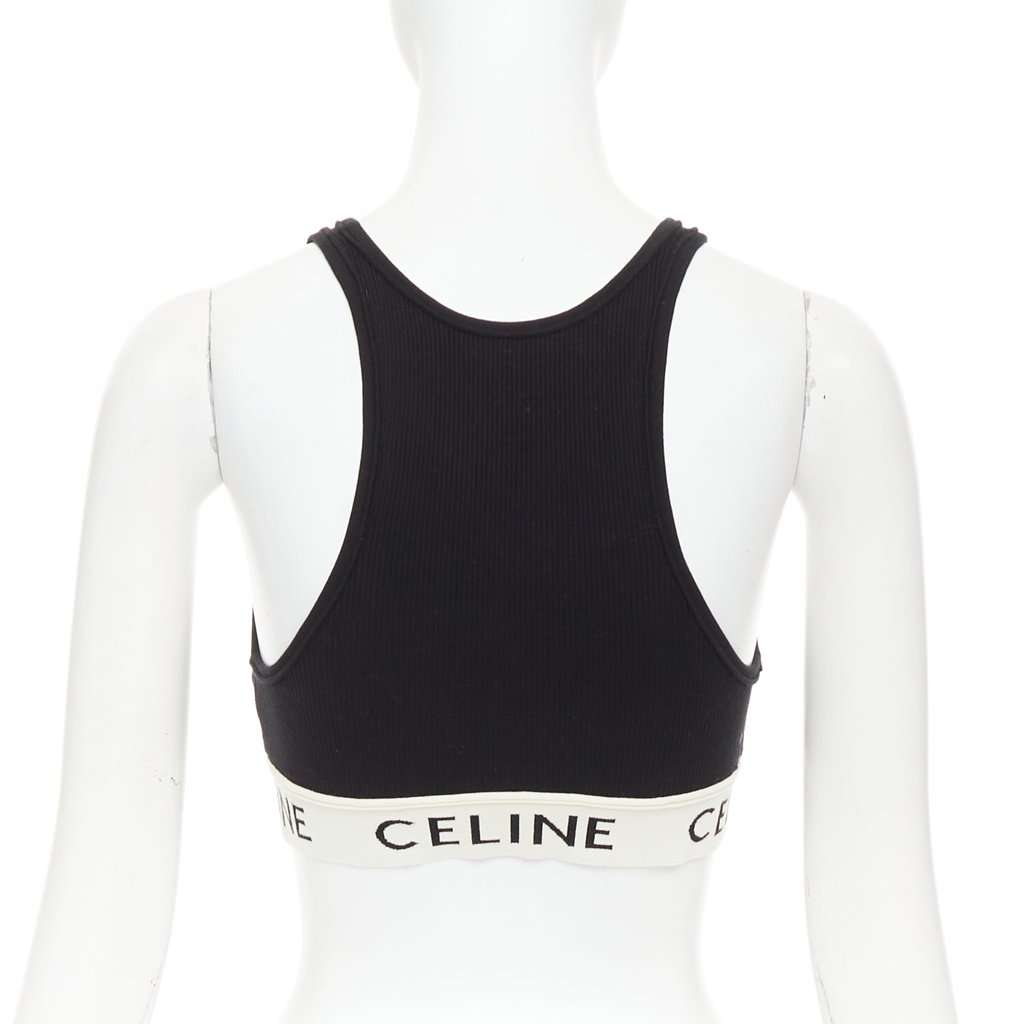 Celine Black Cotton Top Black Cotton Good condition - Box View