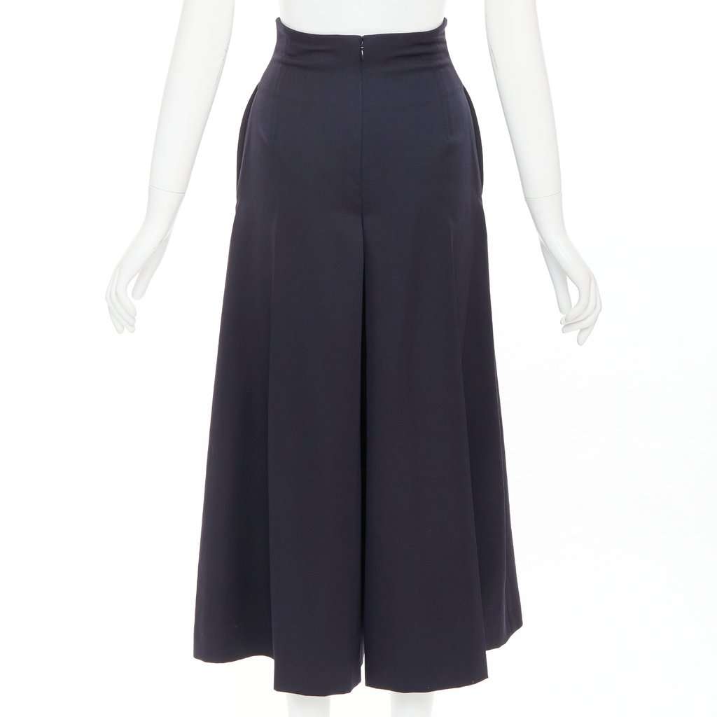 Alexander McQueen Navy Wool Trouser Navy Wool Very good condition - Model View