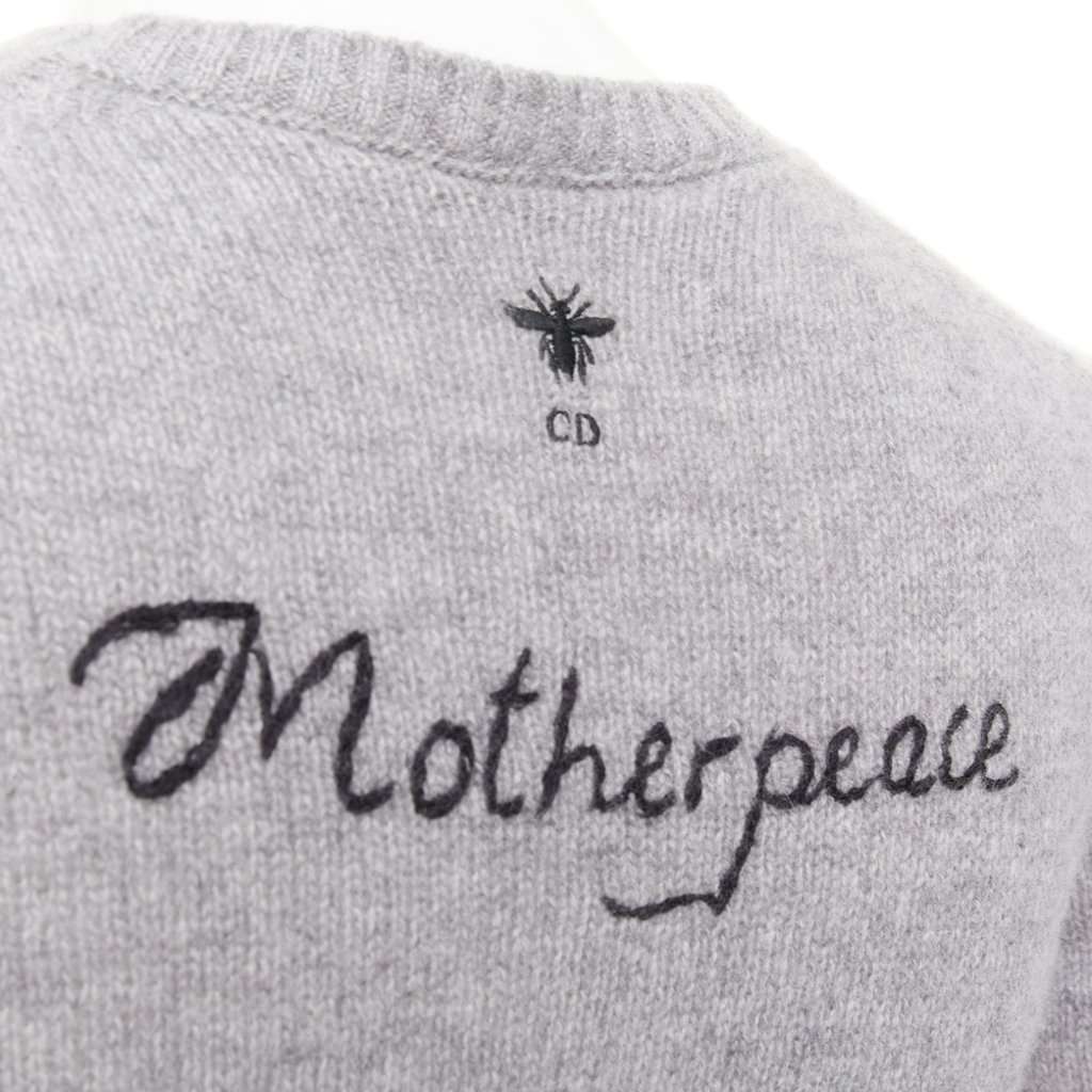 Dior 5 of Swords Grey Cashmere Very good condition - Back View