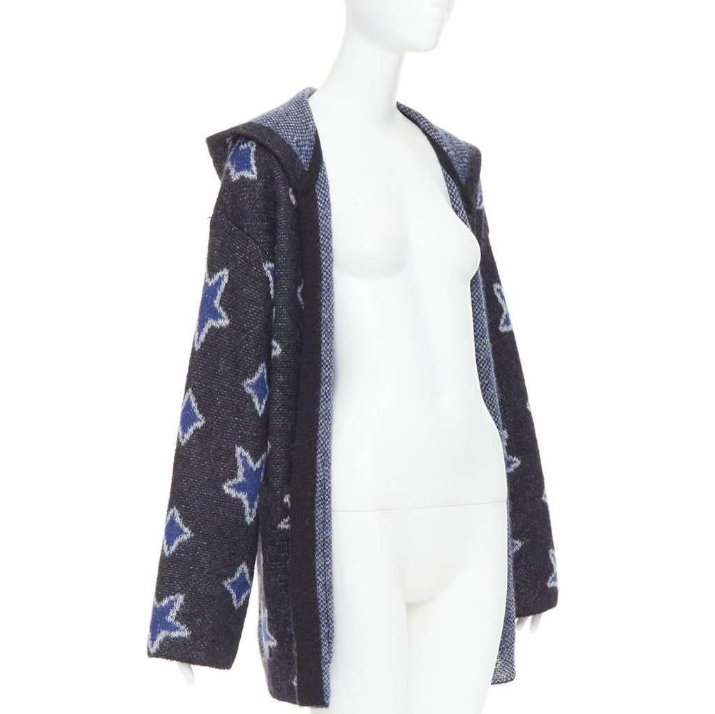 Saint Laurent Blue Wool Knitwear Blue Wool Very good condition - Front View