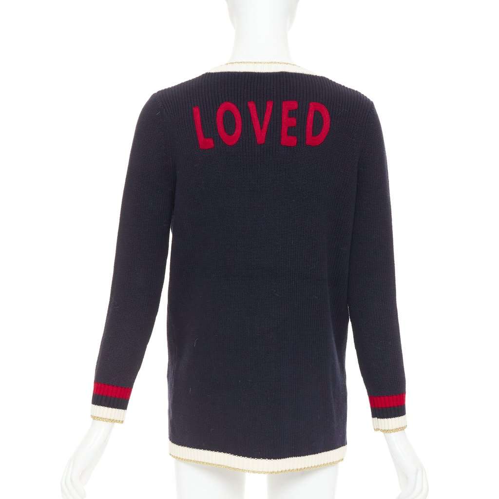 Gucci Navy Cotton Knitwear Navy Cotton Very good condition - Front View