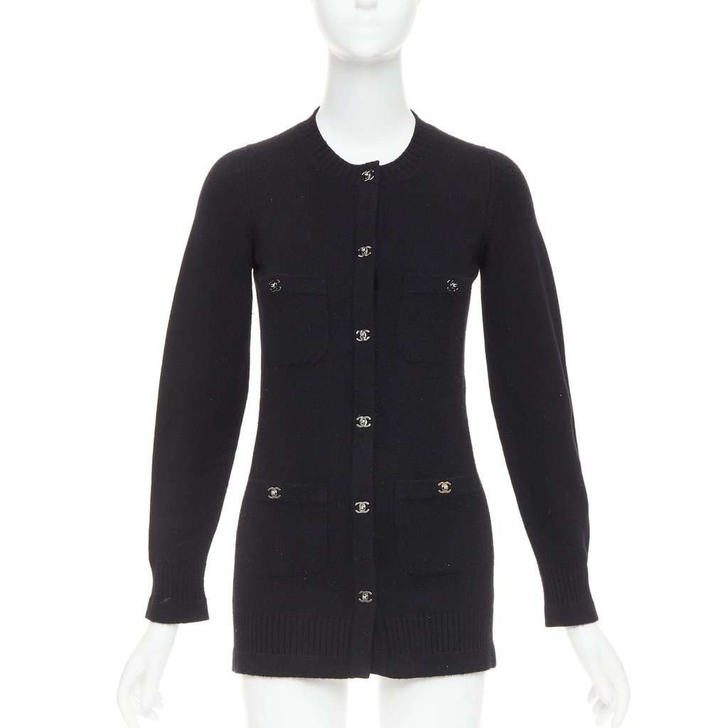 Chanel Black Cashmere Knitwear Black Cashmere Fair condition - Front View