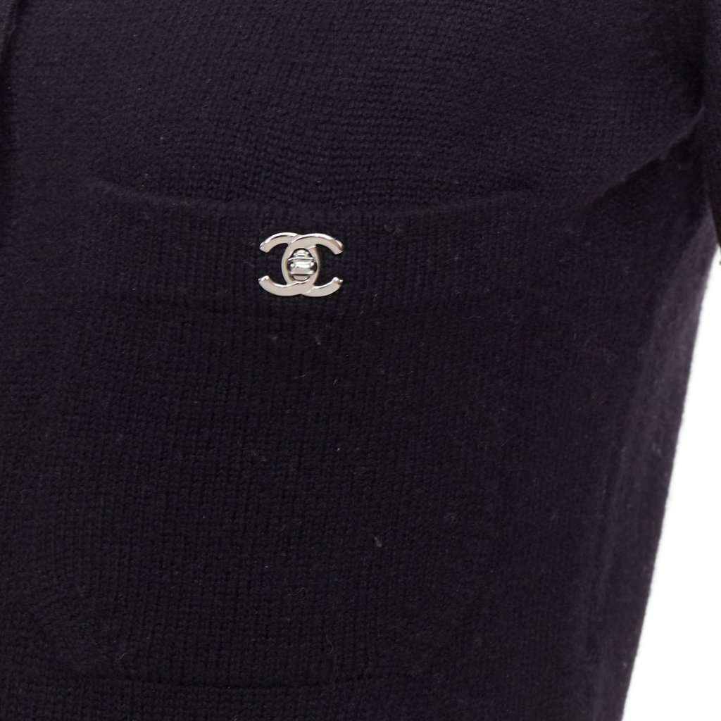 Chanel Black Cashmere Knitwear Black Cashmere Fair condition - Back View