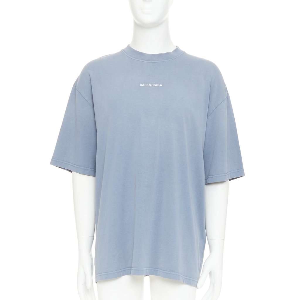 Balenciaga Blue T-Shirt Blue Very good condition - Inside View