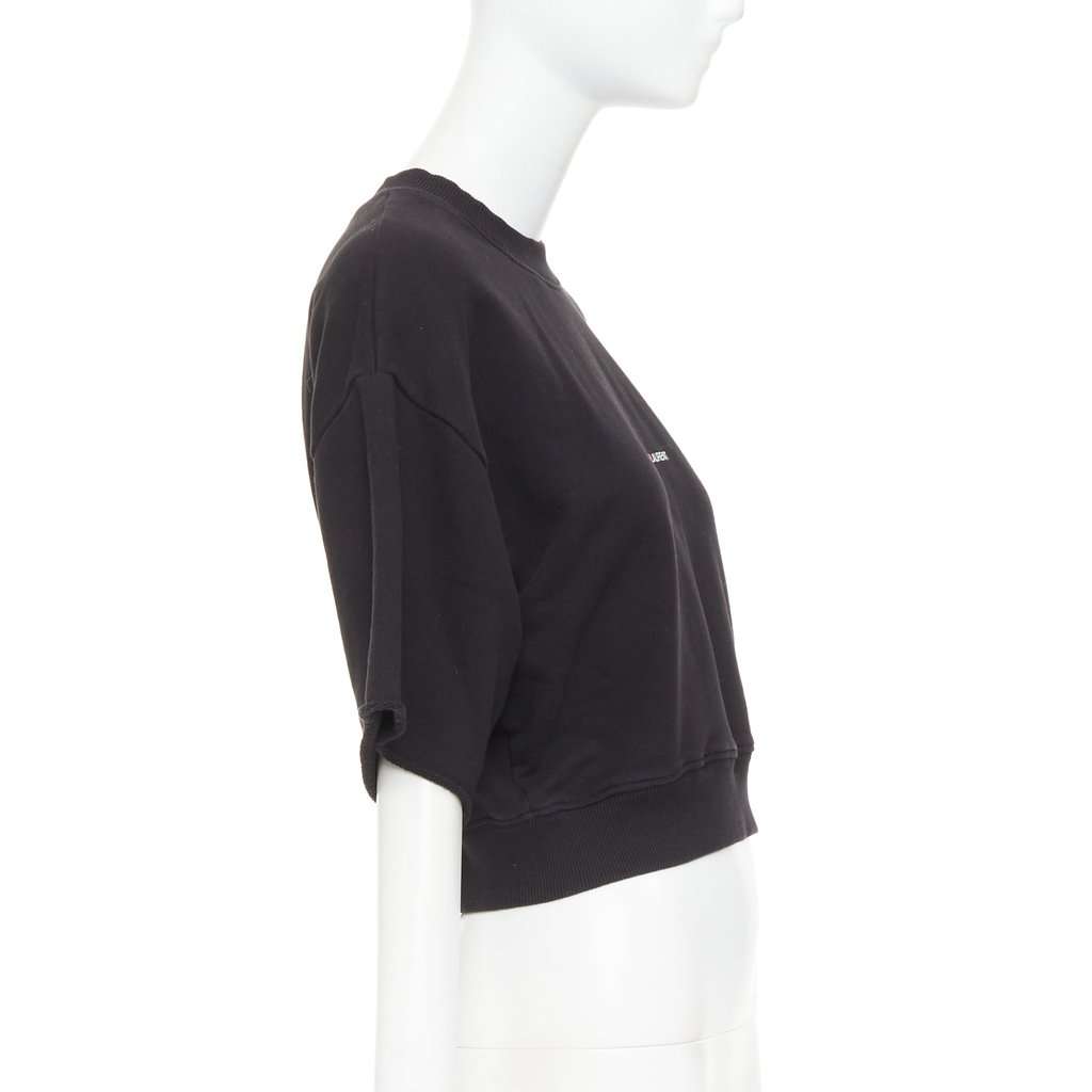 Saint Laurent Black Cotton Top Black Cotton Very good condition - Model View
