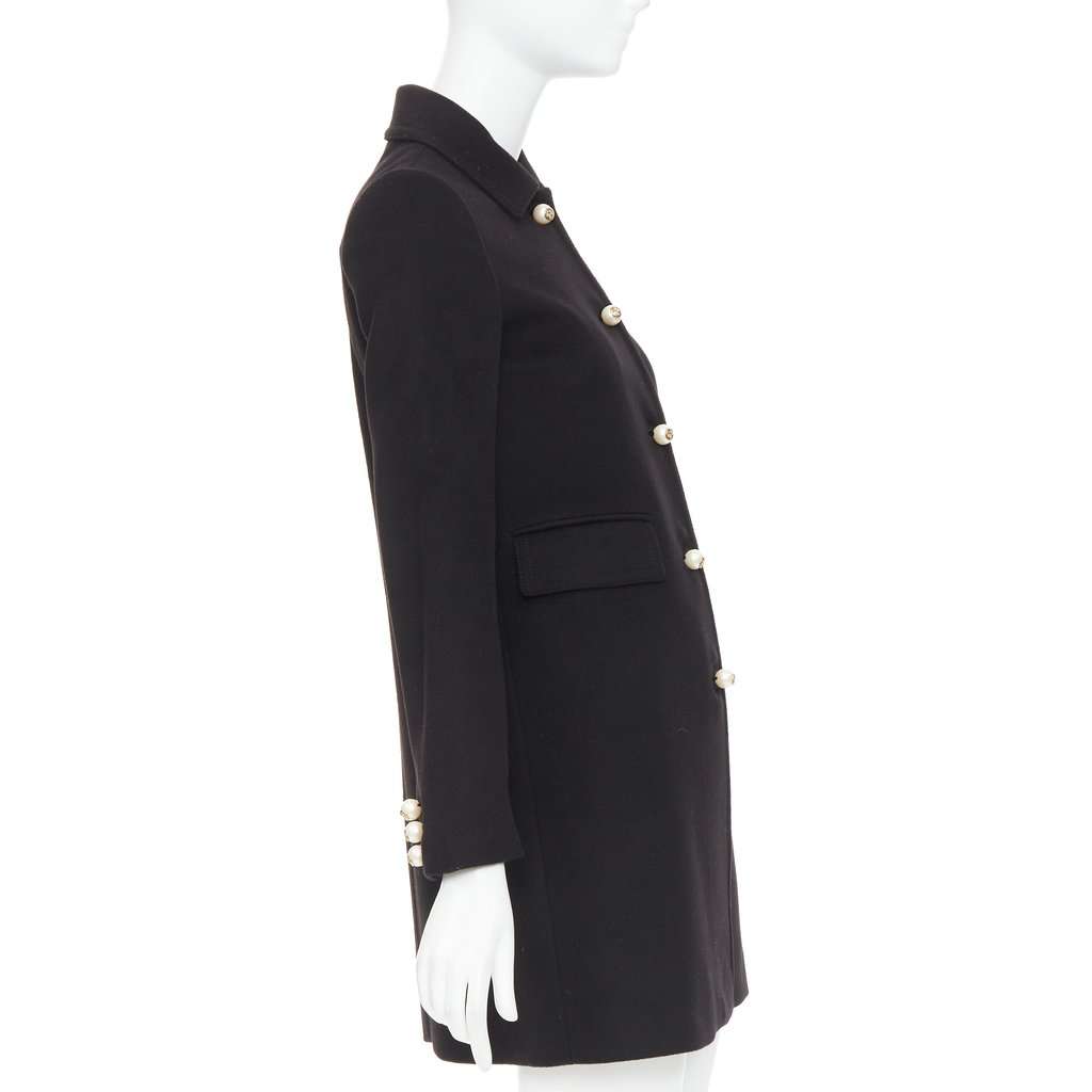 Gucci Black Wool Coat Black Wool Very good condition - Box View