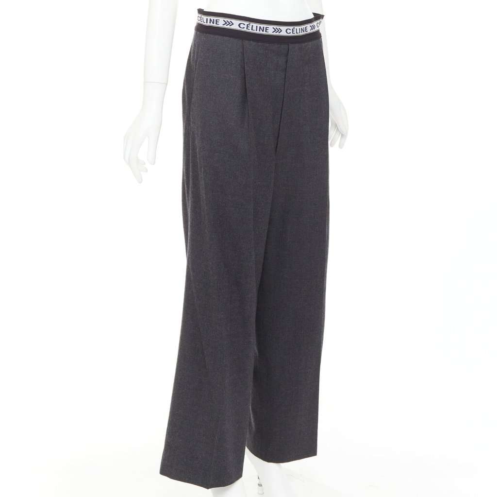 Celine Grey Jeans Grey Fair condition - Inside View