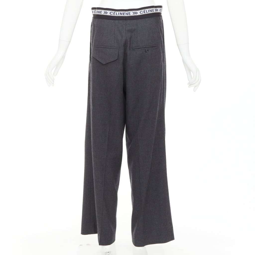 Celine Grey Jeans Grey Fair condition - Box View