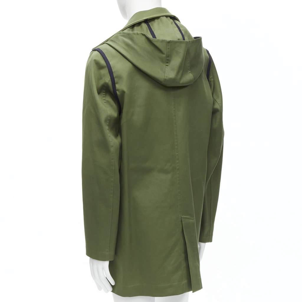 Valentino Garavani Green Cotton Coat Green Cotton Very good condition - Box View