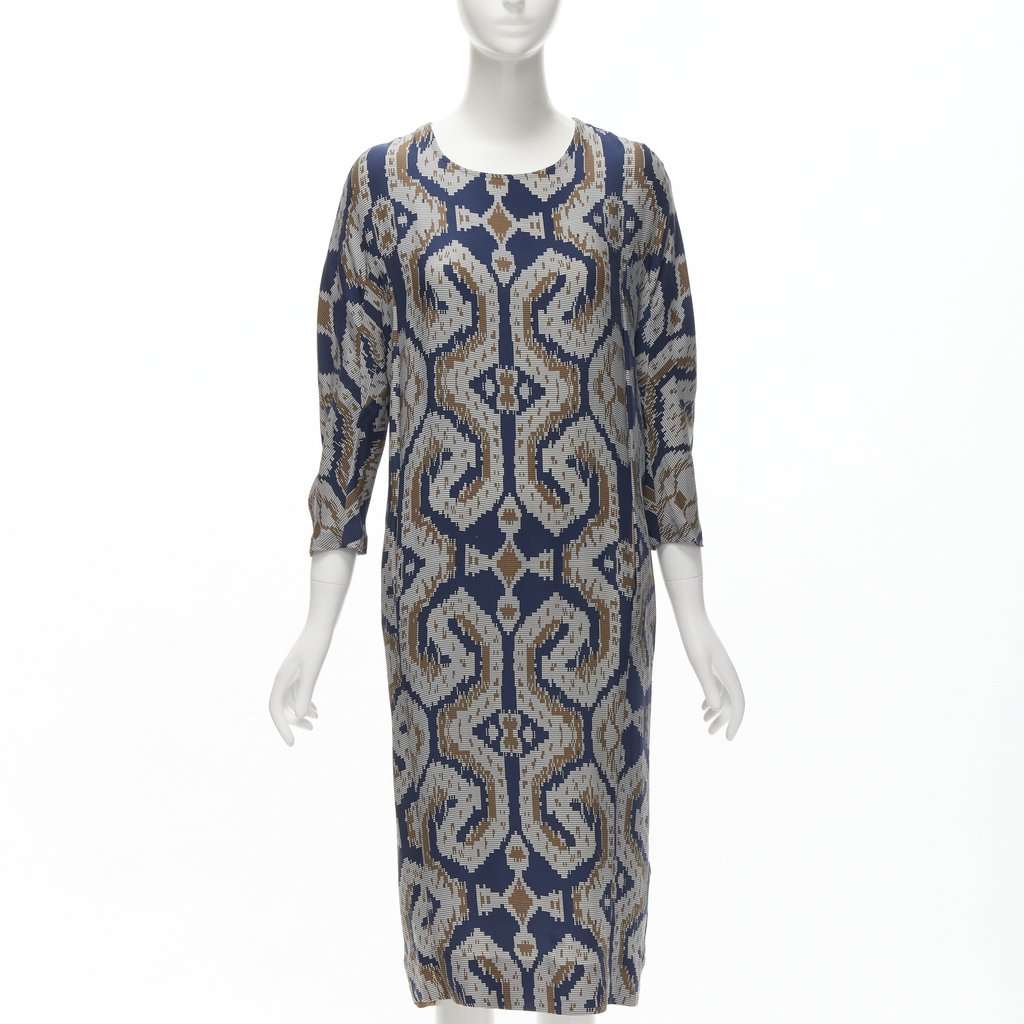 By Malene Birger Ethnic Midi Dress MultiColor Viscose Never worn - Front View